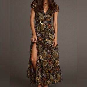 NWT: 12th Tribe Sundance Floral Paisley Maxi Dress - M